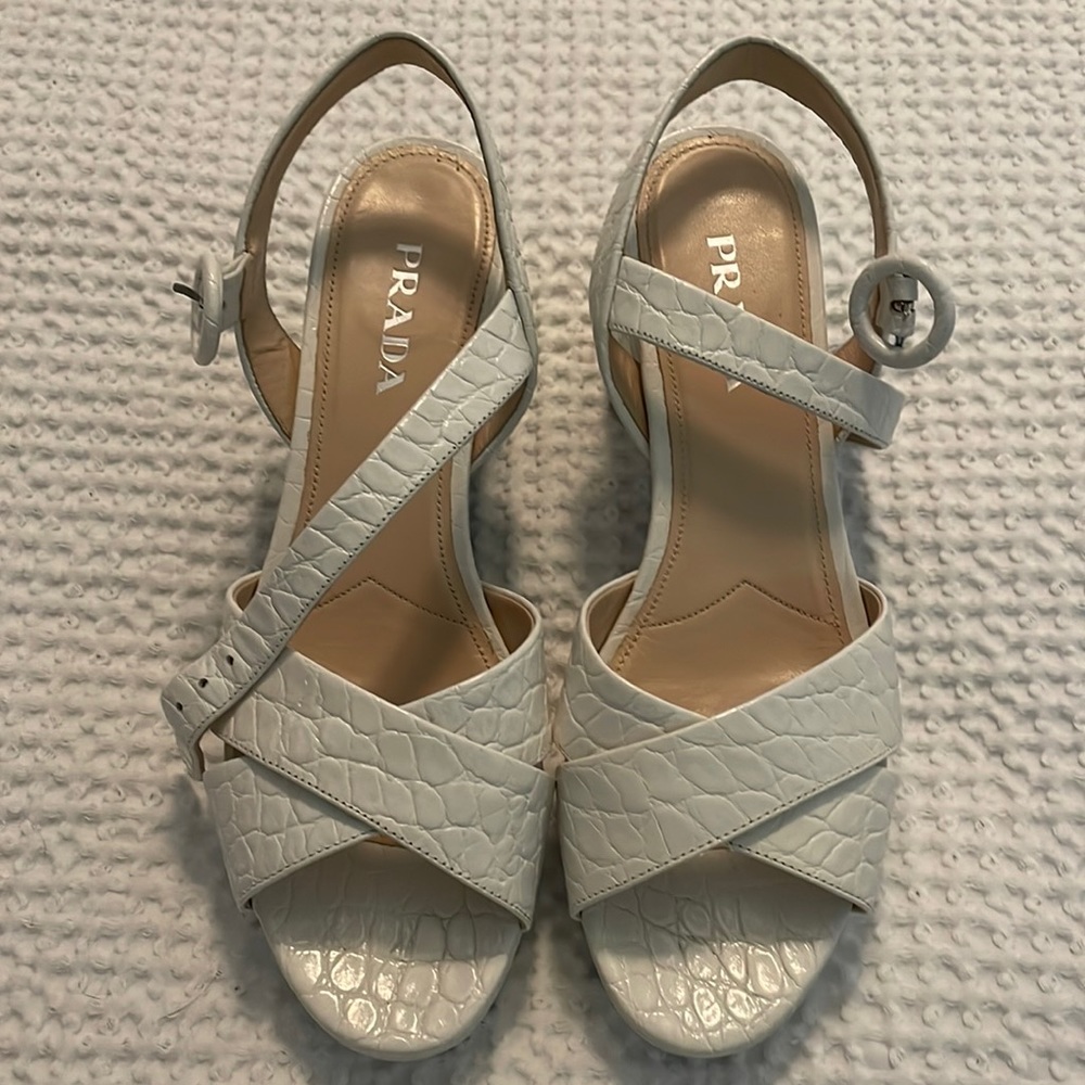 Prada Chunky platform sandal.